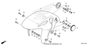 Front Fender Schematic