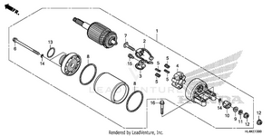 Starting Motor Schematic