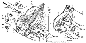 Rear Crankcase Cover Schematic