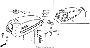 Fuel Tank + Fuel Valve Schematic