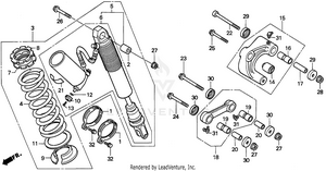 Rear Shock Absorber Schematic