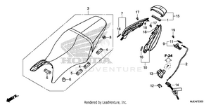 Seat@rear Cowl Schematic