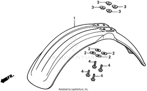 Front Fender Schematic