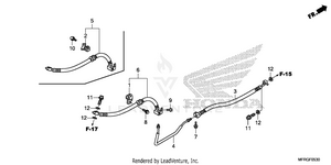 Brake Line (1) Schematic