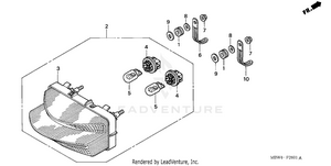 Taillight ('01-'03) Schematic