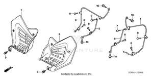 Splash Guard ('06-) Schematic