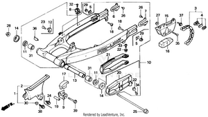 Swingarm 86-91 Schematic