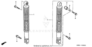 Rear Shock Absorber Schematic
