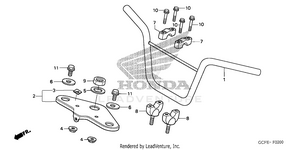 Handlebar + Top Bridge Schematic