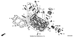 Cylinder Head Schematic
