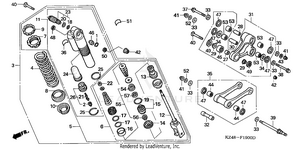 Rear Shock Absorber Schematic