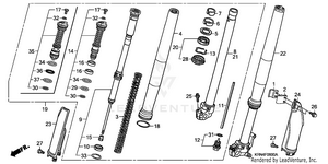 Front Fork Schematic