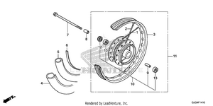 Front Wheel Schematic