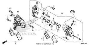 Front Brake Caliper Schematic