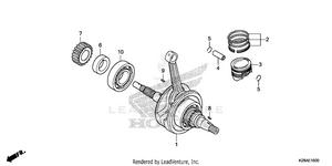 Crankshaft@piston Schematic