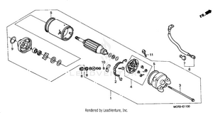 Starting Motor Schematic