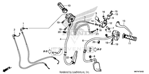Handle Lever@switch@cable Schematic