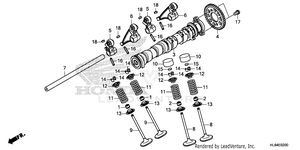 Camshaft@valve Schematic