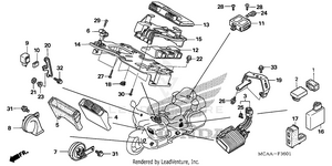 Control Unit (gl1800'06-) Schematic