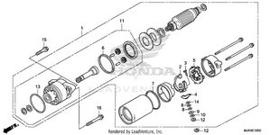 Starter Motor Schematic
