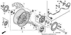 Rear Wheel Schematic