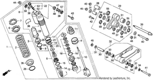Rear Shock Absorber 94 Schematic