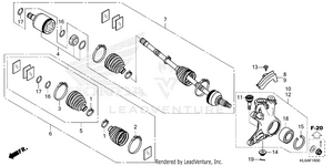 Front Knuckle@driveshaft Schematic