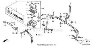 Front Brake Master       Cylinder Schematic
