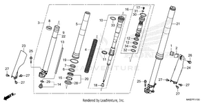 Front Fork Schematic