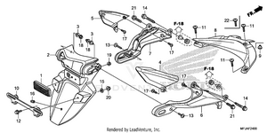 Rear Fender Schematic