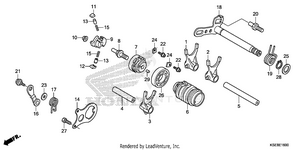 Gearshift Drum Schematic