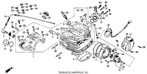 Cylinder Head 86-93 Schematic