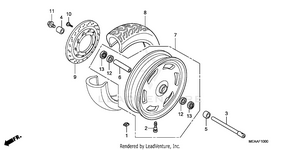 Front Wheel Schematic