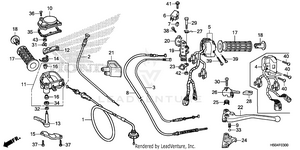 Handle Lever@switch@cable Schematic
