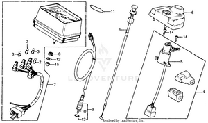 Speedometer + Key Set Schematic
