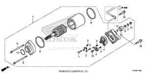 Starter Motor Schematic