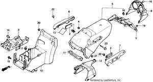 Rear Fender Schematic