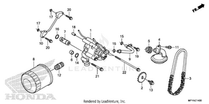 Oil Filter@oil Pump Schematic