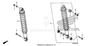 Rear Shock Absorber Schematic