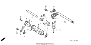 Gearshift Drum Schematic