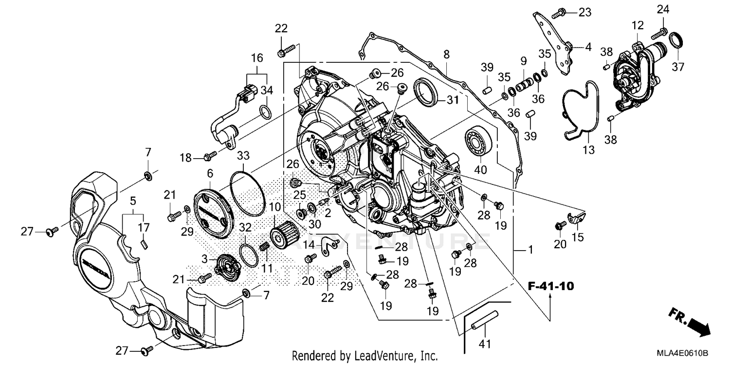 RIGHT CRANKCASE COVER (2)