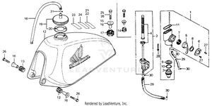 Fuel Tank + Fuel Valve Schematic