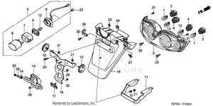 Taillight@rear Fender Schematic