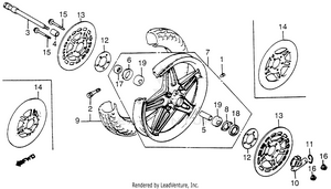 Front Wheel 81-82 Schematic