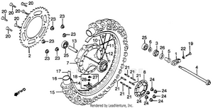 Rear Wheel Schematic