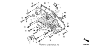Right Crankcase Cover Schematic