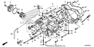 Front Crankcase Cover Schematic