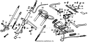 Steering Wheel + Steering Shaft + Cables Schematic