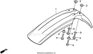 Front Fender Schematic