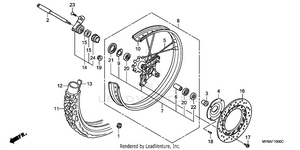 Front Wheel Schematic